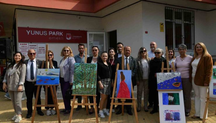 Emekli Kafe’de duygu dolu sergi