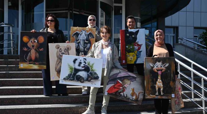 Manisa Büyükşehir Belediyesinden minik hastalara 23 Nisan morali