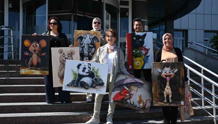 Manisa Büyükşehir Belediyesinden minik hastalara 23 Nisan morali