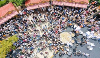 Manisa’da 2 ton bahar pilavı dağıtıldı