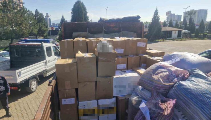 Manisa’da mart ayında tonlarca kaçak ürün ele geçirildi
