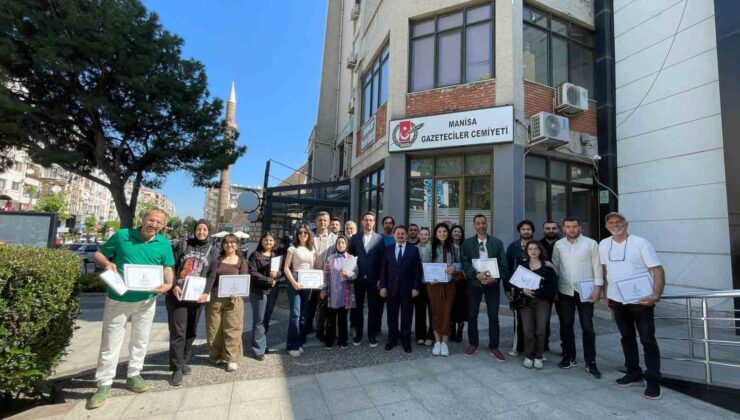 Manisalı Gazeteciler dron ehliyetlerini aldı