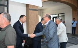 Demirci’de geleneksel bayramlaşma programına yoğun katılım