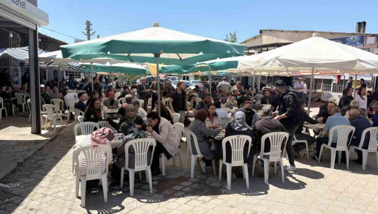 Gördes Sanayi Sitesi’nden 6 bin kişilik hayır yemeği