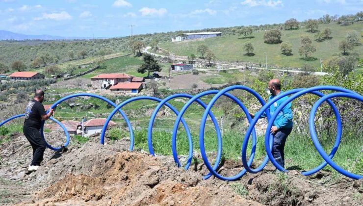 Kula’da 6,5 kilometrelik dev içme suyu hamlesi