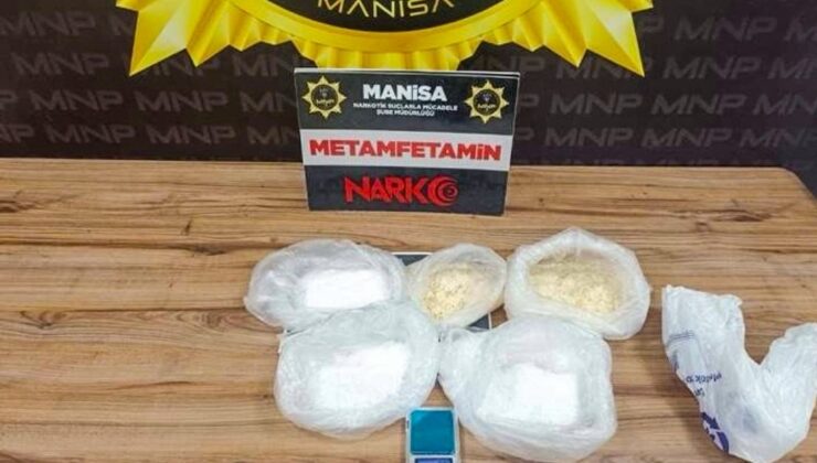 Manisa’da 2 kilo uyuşturucu ile yakalanan şüpheli tutuklandı