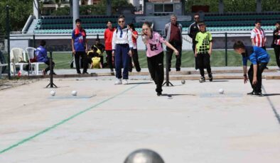 Manisa’da Okul Sporları Bocce Grup müsabakaları başladı