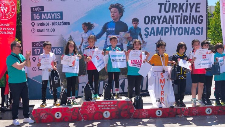 Manisalı oryantiring sporcularından Türkiye Şampiyonasında büyük başarı
