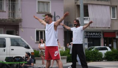 Meydanda spor ve müzik coşkusu