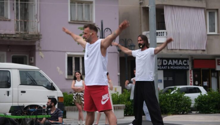 Meydanda spor ve müzik coşkusu