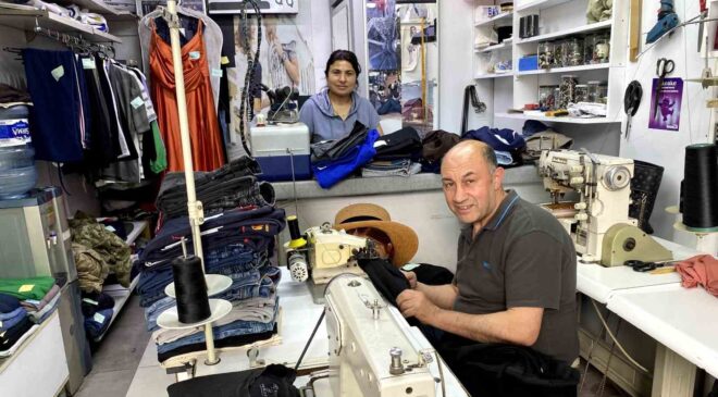 Terzilerde gece yarısına kadar tamirat yoğunluğu