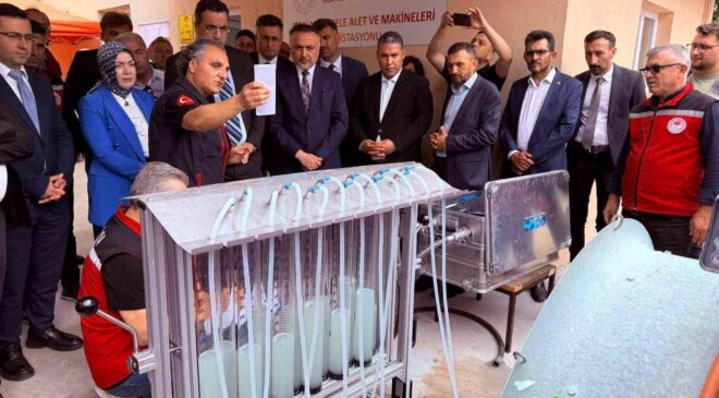 Türkiye’nin ilk zirai mücadele test istasyonu Sarıgöl’de açıldı