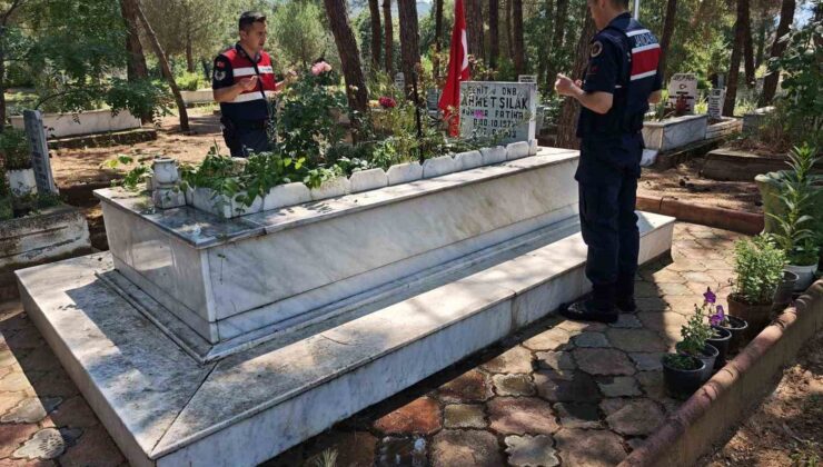 Jandarmadan şehit ailelerine vefa ziyareti