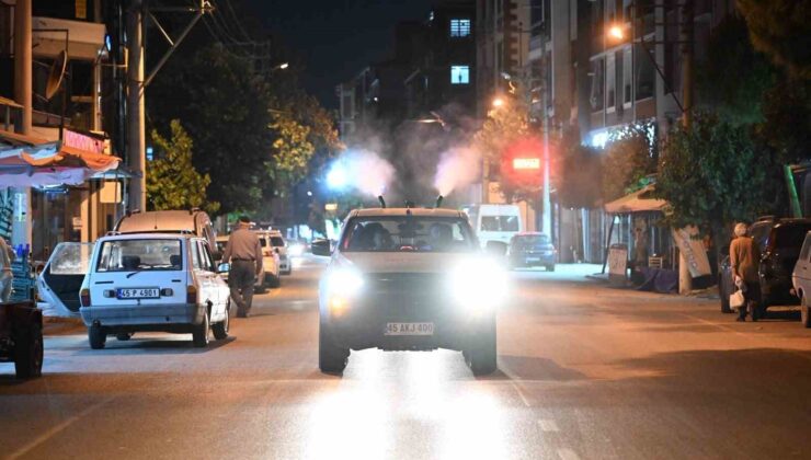 Manisa’da vektörle mücadele gece gündüz sürürüyor