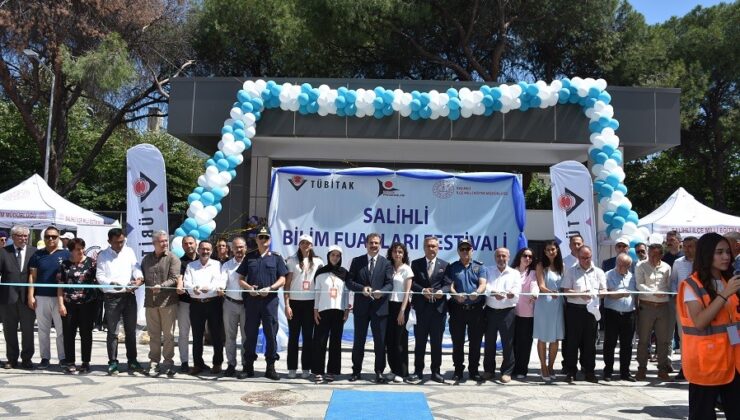 Salihli Bilim Fuarları Festivali açıldı