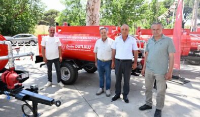 Sarıgöl’de üç mahalleye yangın tankeri desteği