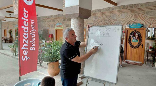 Tarihi Kurşunlu Han’da sanatın izinde yeni yetenekler yetişiyor