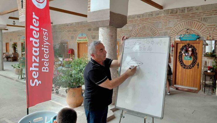 Tarihi Kurşunlu Han’da sanatın izinde yeni yetenekler yetişiyor