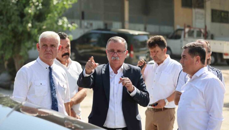 Başkan Balaban sanayi esnafının sorunları yerinde inceledi