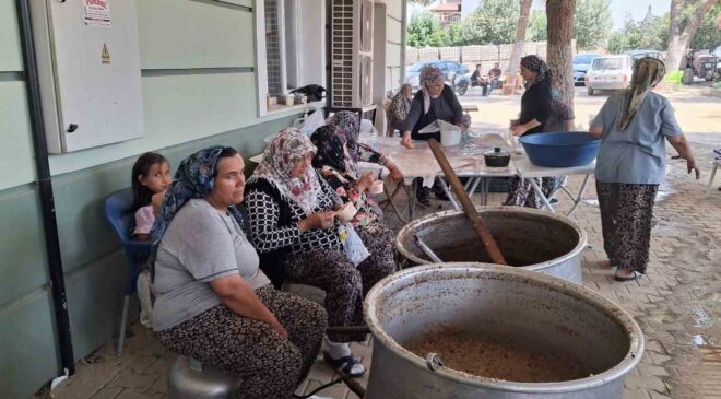 Çimentepe’de birlik ve beraberlik için kazanlar kaynadı