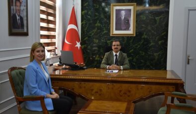 Kaymakam Güldoğan, yeni başhekimi ağırladı