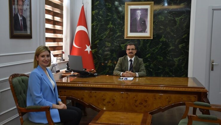Kaymakam Güldoğan, yeni başhekimi ağırladı