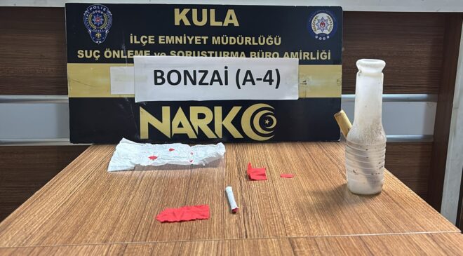 Kula Emniyeti’nden bir gecede 3 uyuşturucu operasyonu