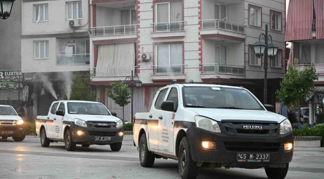 Manisa Büyükşehir’den Sarıgöl genelinde ilaçlama çalışması