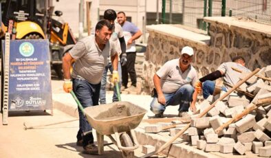 Manisa’nın yeni yerleşim yeri Akgedik’te yollar yenileniyor