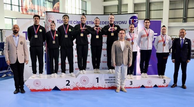 MCBÜ’lü cimnastikçilerden Ankara’da madalya yağmuru