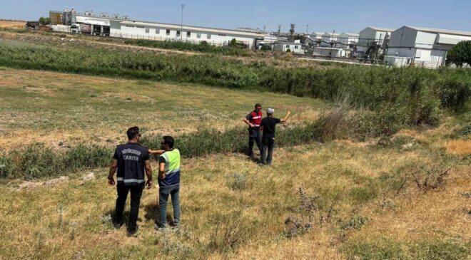 Tarım arazisine kaçak foseptik deşarjı suçüstü yakalandı