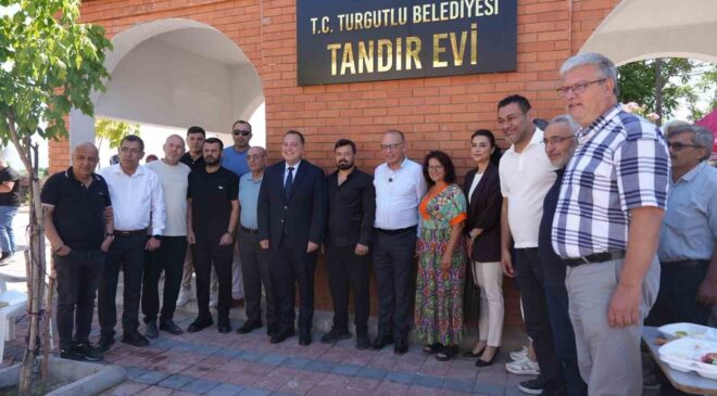 Turgutlu’da mahalle kültürünü yaşatacak ’Tandır Evi’ hizmete açıldı