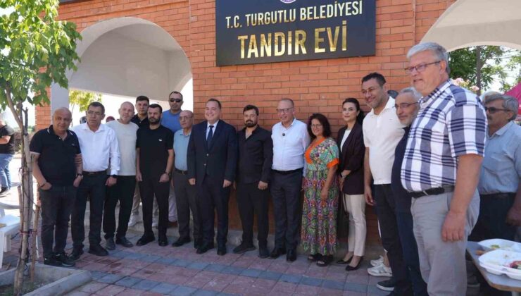 Turgutlu’da mahalle kültürünü yaşatacak ’Tandır Evi’ hizmete açıldı