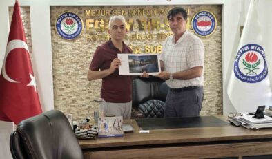 Yasav, Türkiye birincisi İsmail Aybey’i ağırladı