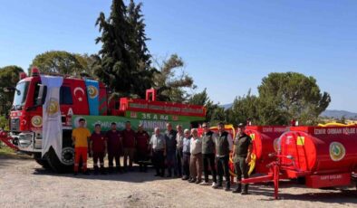 Demirci’de orman yangınlarına karşı 3 tonluk güç
