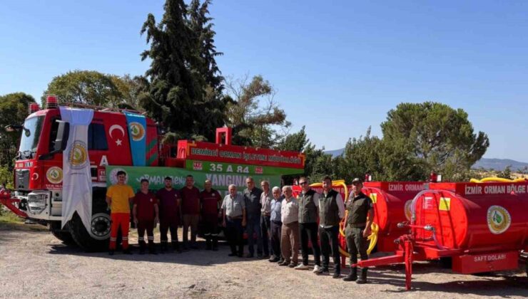 Demirci’de orman yangınlarına karşı 3 tonluk güç