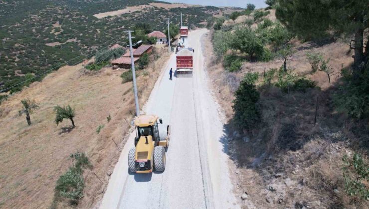 Manisa Büyükşehir’den Kula’da 12,5 kilometrelik yol hamlesi