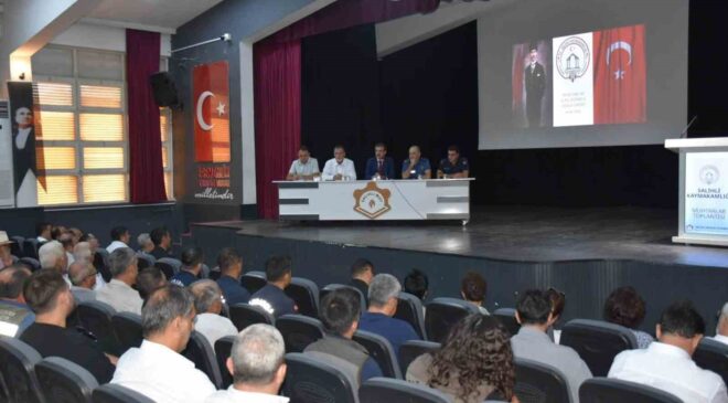 Salihli’de muhtarlara yangın riskine karşı kritik uyarılar