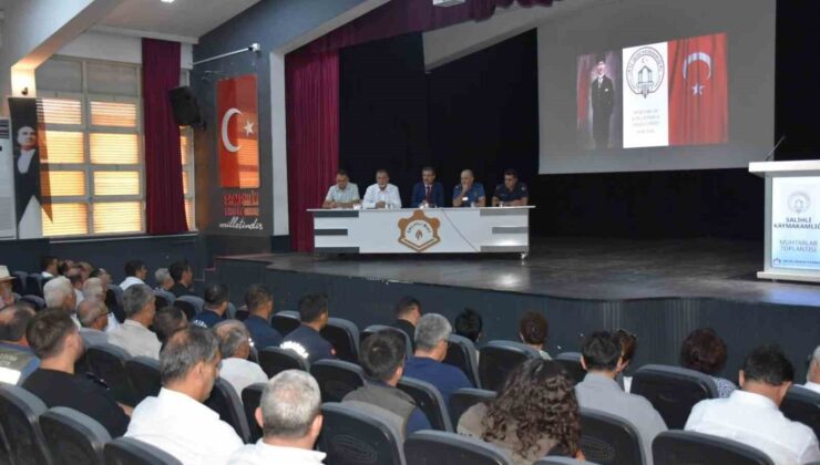Salihli’de muhtarlara yangın riskine karşı kritik uyarılar