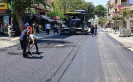 Salihli’nin Şüheda Caddesi baştan aşağı yenileniyor