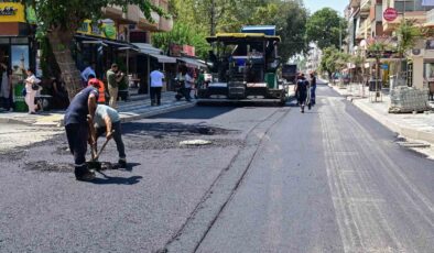 Salihli’nin Şüheda Caddesi baştan aşağı yenileniyor