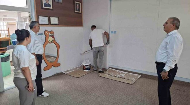 Sarıgöl’de okullar yeni eğitim yılına hazırlanıyor