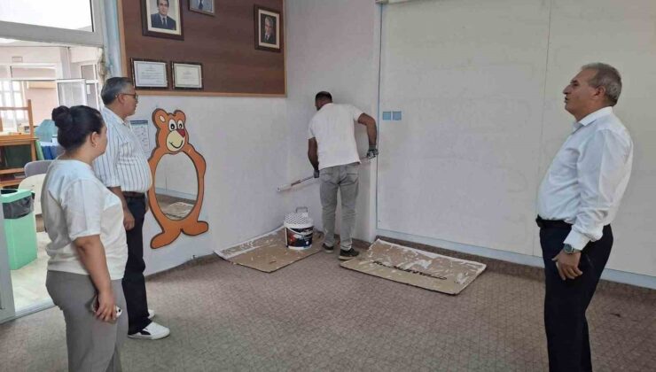 Sarıgöl’de okullar yeni eğitim yılına hazırlanıyor