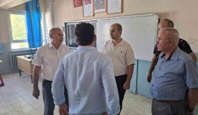 Sarıgöl’de okullara yeni eğitim yılı incelemesi
