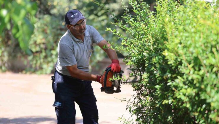 Yunusemre Belediyesinden yeşil alanlarda düzenleme