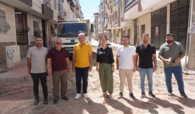 Başkan Akın çalışmaları yerinde inceledi