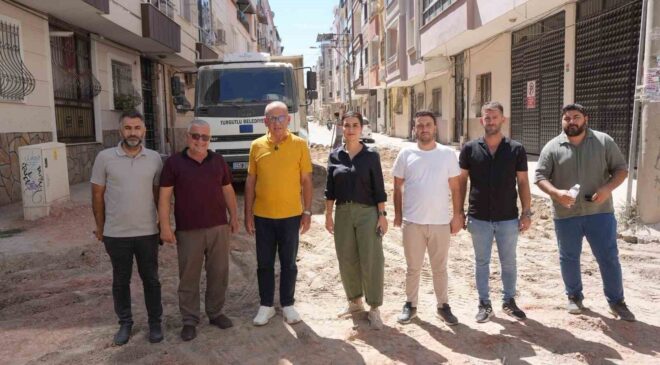 Başkan Akın çalışmaları yerinde inceledi