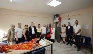 Başkan Balaban’dan kadın dayanışma ve eğitim merkezlerine ziyaret