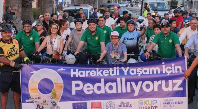 Başkan Dutlulu, Avrupa Hareketlilik Haftası’nda Manisalılarla pedal çevirdi