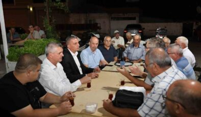 Başkan Şimşek Aşağıçobanisa’da vatandaşların taleplerini dinledi